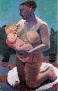 Paula Modersohn-Becker Nursing Mother oil painting